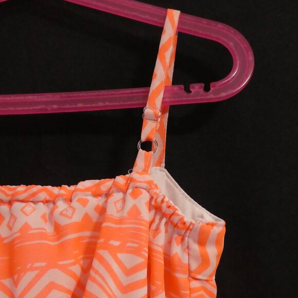 CHILDREN'S PLACE | small (5/6) | Fully Lined Orange Sleeveless Summer Dress - Picture 13 of 16